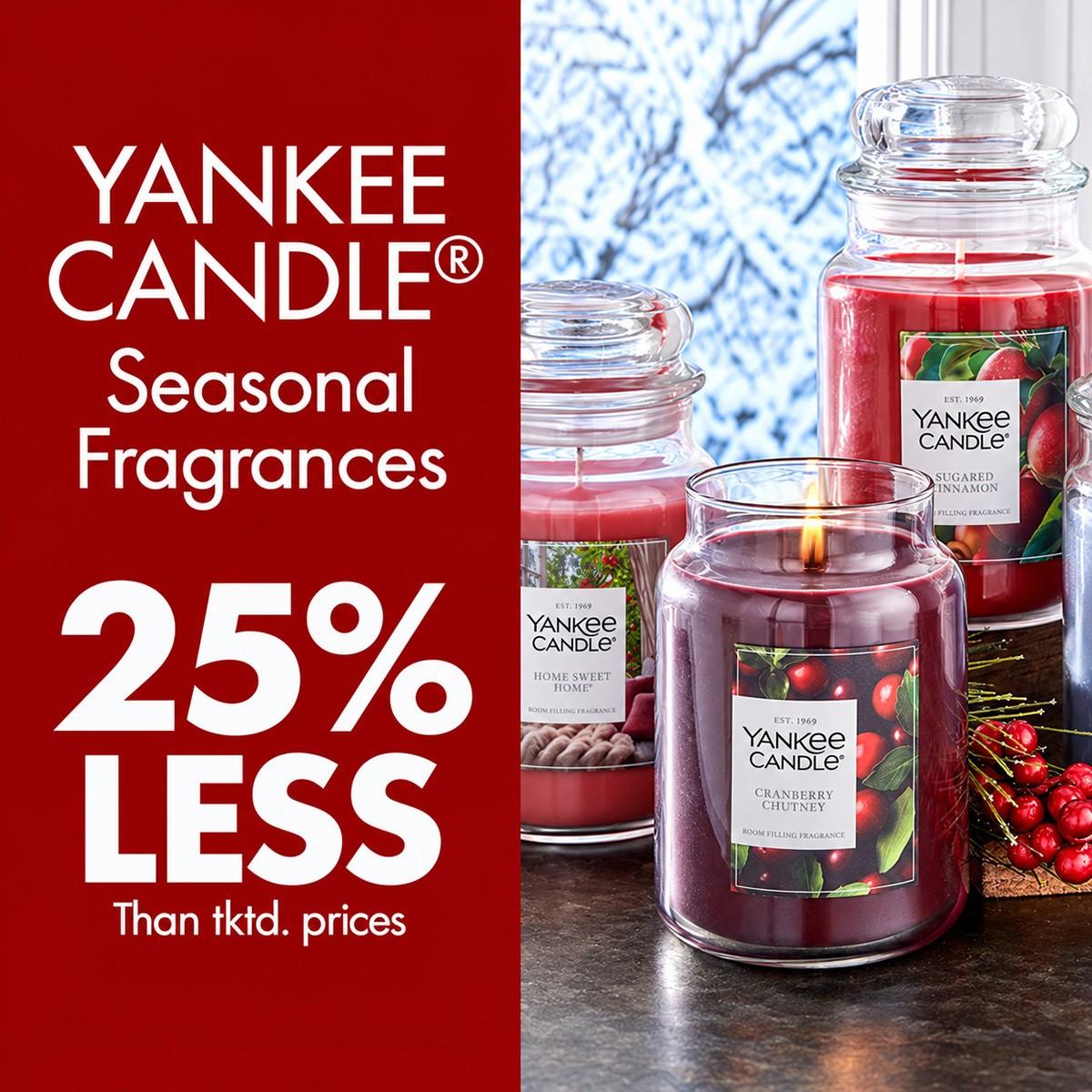 YANKEE CANDLE® Seasonal Fragrances