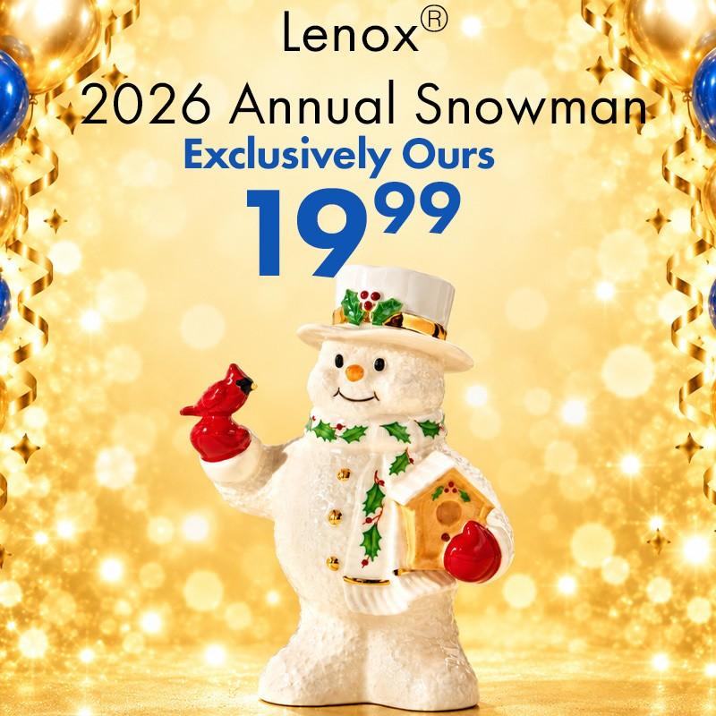 LENOX® 2026 Annual Snowman