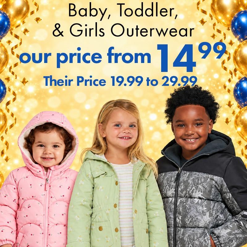Baby, Toddler, & Girls Outerwear