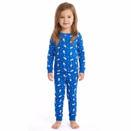 Toddlers Pillow Talk Long Sleeve Winter Penguin Pajama Set