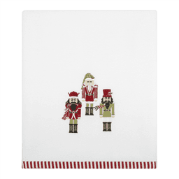 Avanti Peppermint Nutcracker Bath Towel