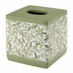 Avanti Stratford Green Tissue Box Cover