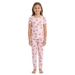 Girls (5-6x) Laura Ashley® Floral Pumpkins Joggers Pajama Set