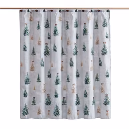 Avanti Snowy Pines Shower Curtain