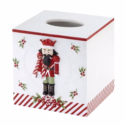 Avanti Peppermint Nutcracker Tissue Cover