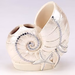 Avanti Sequin Shells Toothbrush Holder