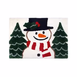 Avanti Winter Snowman Rug