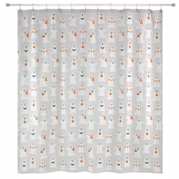 Avanti Ghost Boo Halloween Shower Curtain